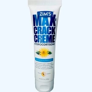 Zims Max Crack Creme Hydrocortisone Arnica Organic Aloe Relieves Anti Itch 09/18